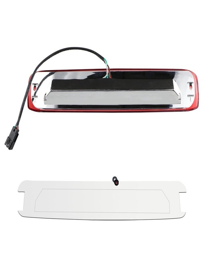 Tresound LED 3rd Third Brake Light for 1999-2006 Chevy Silverado/GMC Sierra Cargo Light High Mount Lamp, Red (Electroplating Housing) - Image 3